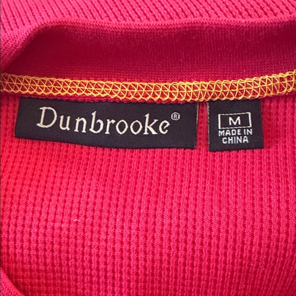 Dunbrooke Kansas City Chiefs Red Long Sleeve Henley Thermal Shirt unisex Medium - Picture 4 of 5